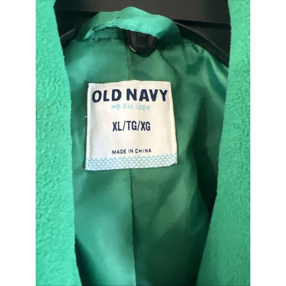 Old Navy Double Breasted Belted Green Pea Coat Size XL - Picture 2 of 11